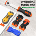 Multi-purpose cleaning scraper: perfect for kitchen stain removal, phone screen protector application, car adhesive removal, and glass cleaning