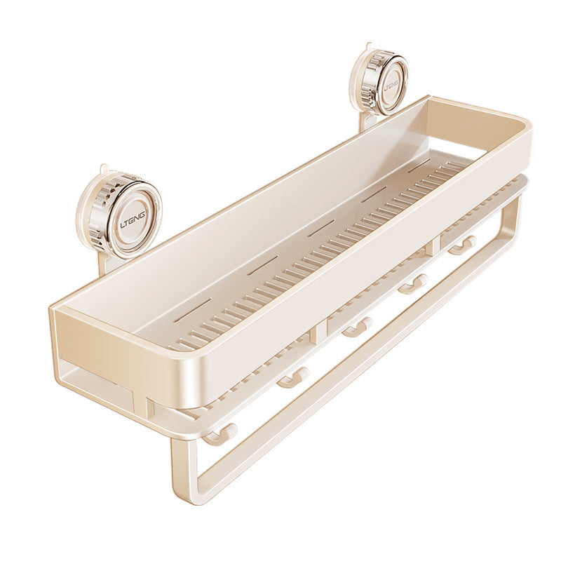 Strong suction cup type kitchen seasoning rack household non-punching wall hanging oil, salt, sauce and vinegar seasoning storage rack