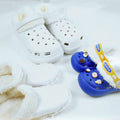 Clogs with fleece lining - detachable sock liners, cotton slippers with warm and comfortable thickened fleece insoles, closed-toe shoe liners