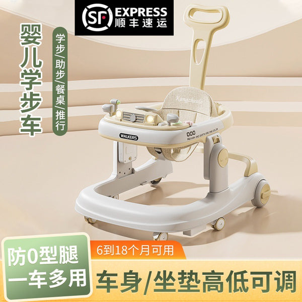 Baby walker anti-O-leg multi-functional anti-rollover boy and girl baby walker walking car early education toy car