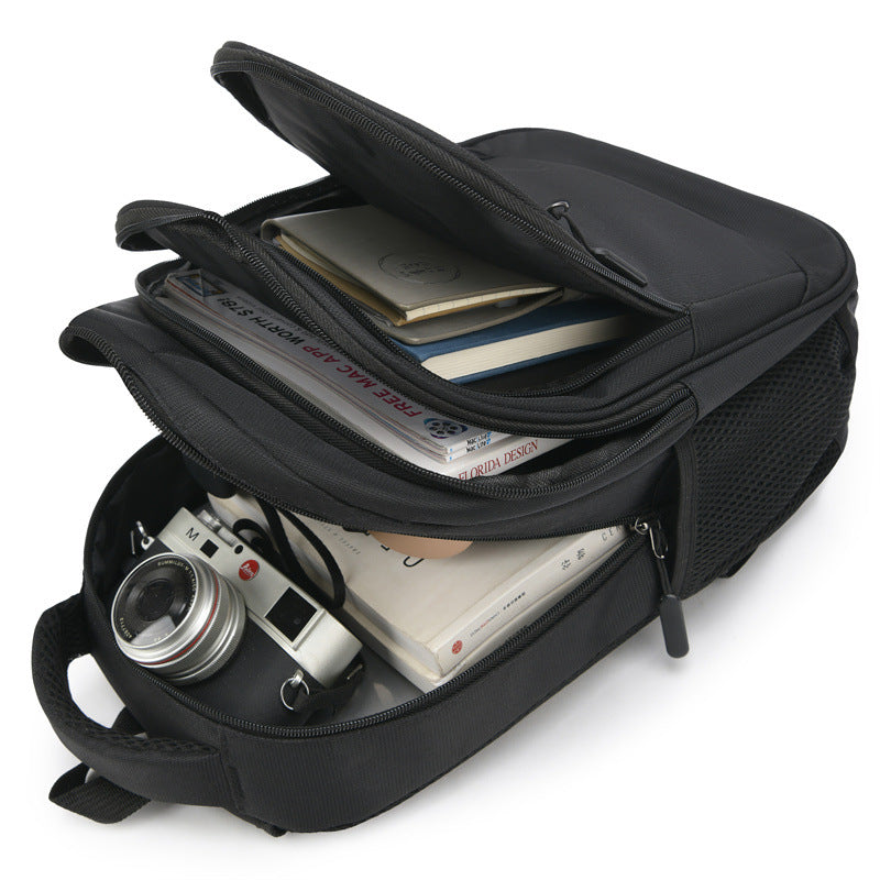 New backpack, business commuter laptop bag, 16-inch large-capacity backpack, junior high school student schoolbag wholesale