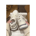 Thick sole dad shoes for women 2026summernew arrivalwhitepetites street style thin mesh breathable sneakers