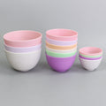 Beauty mask tool imitation silicone bowl mask bowl soft plastic bowl large, medium and small tpr material soft glue mask bowl