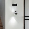 Bedroom bedside wall lamp snow mountain adjustable hand scan sensor living room aisle background wall lamp modern accessible luxury hanging wire lamp