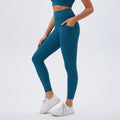 Eco-friendly fabric backless compression yoga set for women - tank top & leggings - high-intensity outdoor sports & fitness wear - suitable for wearing outdoors