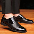 Summernew arrivalcut out perforated breathable business formal leather shoes men's casual wedding groom british pointed toe men's shoes