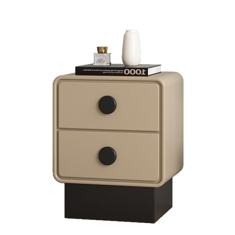 Nordic solid wood bedside table simple modern small bedroom bedside table 2025 new light luxury high-end storage cabinet