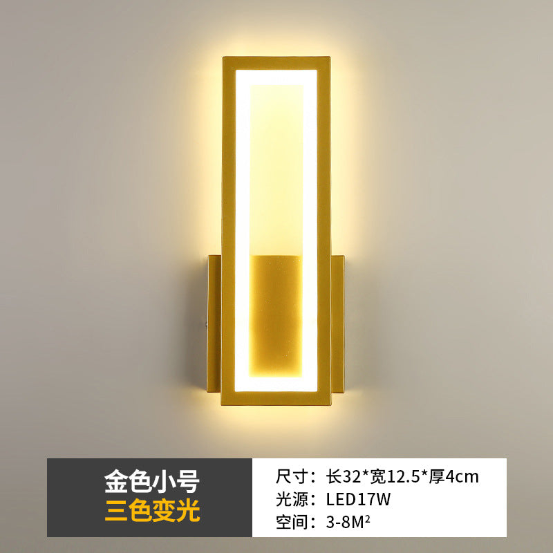 Wall lamp line bedroom bedside led modern simple stairs living room background wall wall wall lamp aisle corridor light luxury
