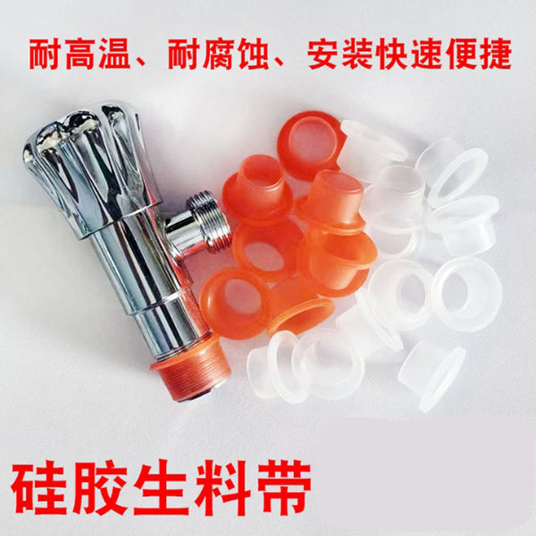 Silicone replacement Raw material free with safety gasket Faucet leak-proof gasket Triangle valve rubber gasket Sealing ring Silicone sleeve