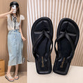 Women's flat flip-flops - new summer collection: stylish, versatile, and perfect for casual wear, beach vacations, and sunbathing