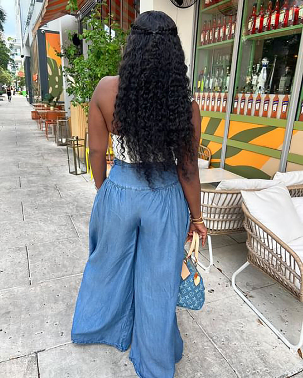 European and american cross-border women's clothing: -style casual pants - unique streetwear fashion, straight-leg, wide-leg, high-waisted trousers for women