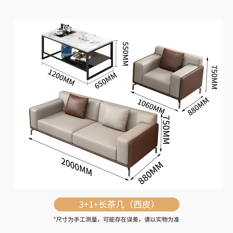 Saint li office sofa - modern minimalist reception & meeting sofa for business