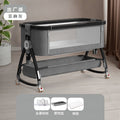 Aluminum alloy baby crib - portable, foldable, multi-functional bassinet - newborn splice bed