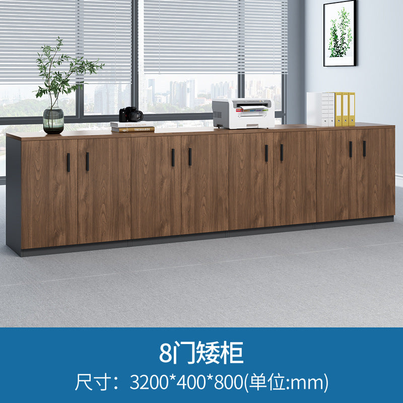 Office file cabinet wooden low cabinet floor cabinet storage cabinet partition cabinet with lock information cabinet printer storage cabinet