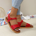 plus sizeeasiest for matchflats sandals summernew arrivalvelcro open toe sandals outwear beach sandals