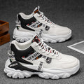 Spring men's new high-top shoes, men's sneakers, trendy versatile chunky sole height-increasing casual running dad shoes