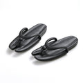 Foldable travel slippers for women - portable, anti-slip, disposable flip-flops for swimming, business trips, bathing, and beach use. perfect for travel