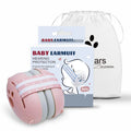 Baby sound isolating earmuffs - noise reduction headphones for infants, adjustable headband, suitable for airplane travel, sleep, stress relief, and noise protection