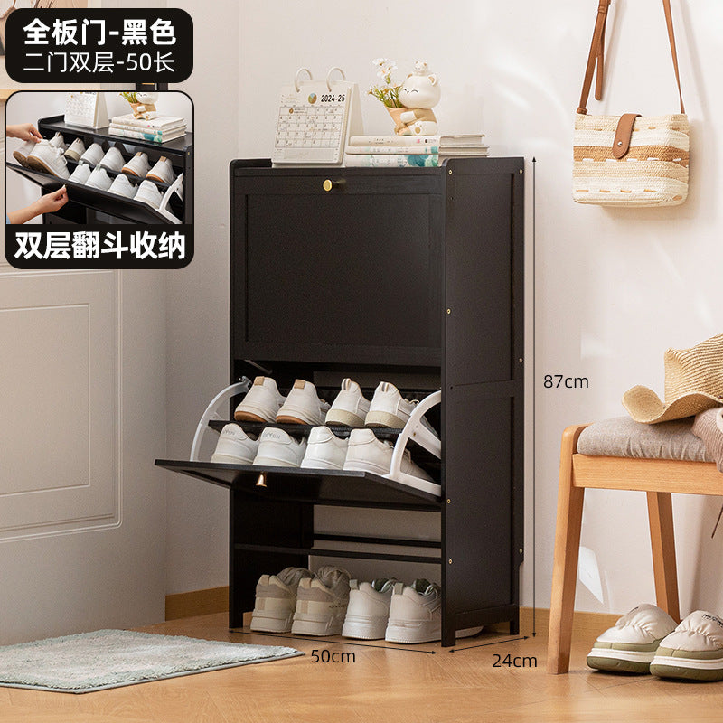 Simple shoe rack household door multi-layer with door dust-proof entry shoe rack shoe cabinet high vertical integrated storage rack