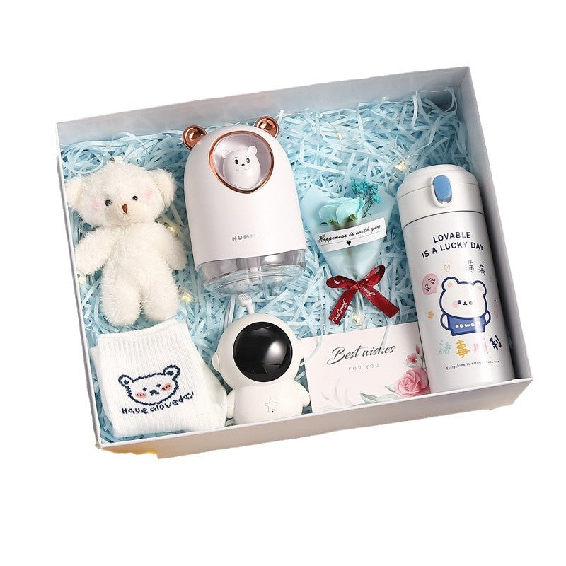 Practical birthday gifts for girls, girlfriends, children, classmates, teachers, creative warm gift box set for Christmas