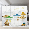 Minimalist screen partition for living room, beauty salon, office, room, home, entryway – folding and mobile