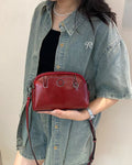 Tc genuine leather women's bag coin mobile phone bag 2025new arrival mahjong bag first layer cowhide single mini shoulder crossbody bag