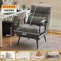 Foldable reclining chair - office nap/daybed - single bed 2-in-1 - summer lounger with backrest - sofa seat