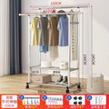 Single and parallel bar clothes hanger - 2.0m telescopic (double pole single layer)