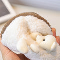 Girls' winter fleece-lined lambswool outerwear cotton shoes,  new korean style children's cartoon warm snow boots, fluffy