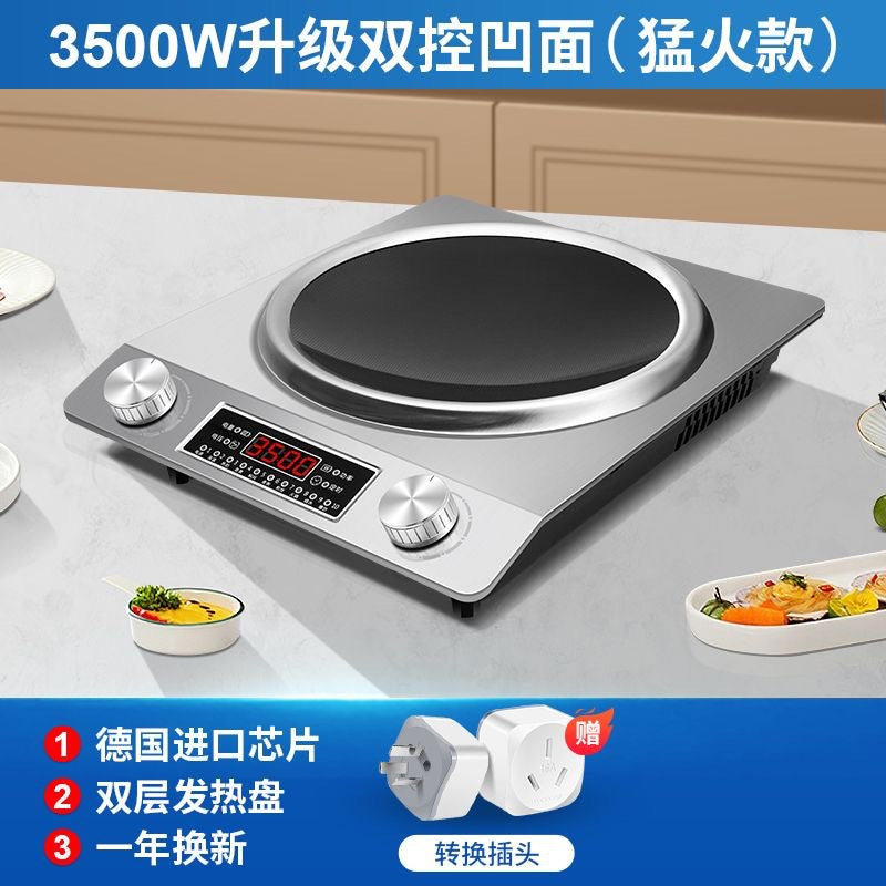 Complete induction cooker set with pot, household high-power induction cooker, cooking electric ceramic stove, concave concave stove, cross-border american standard