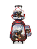 Gray dinosaur 3-piece set (no pull rod, no stroller)