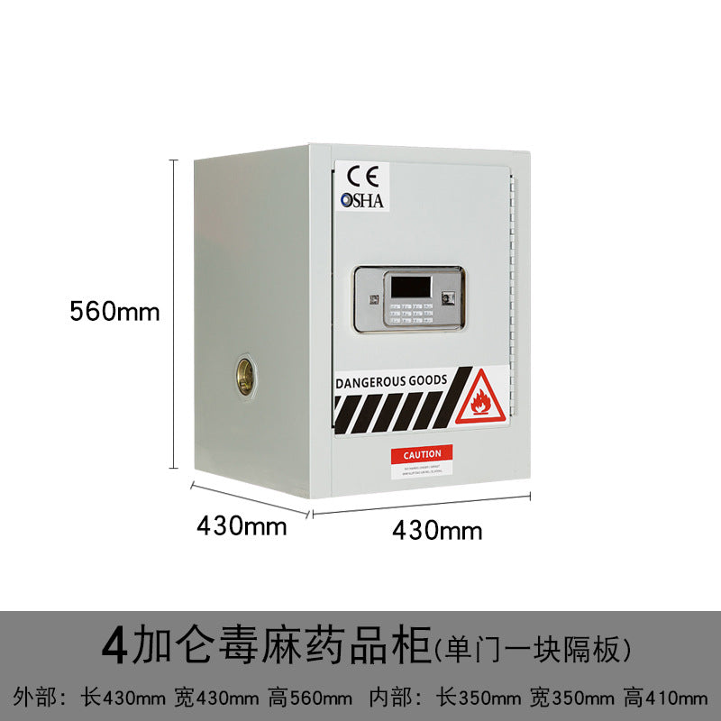 3-in-1 Multifunctional Hazardous Chemicals Storage Box Explosion-proof Cabinet Chemical Safety Cabinet Drug Acid-Base Reagent Toxic Hemp Cabinet