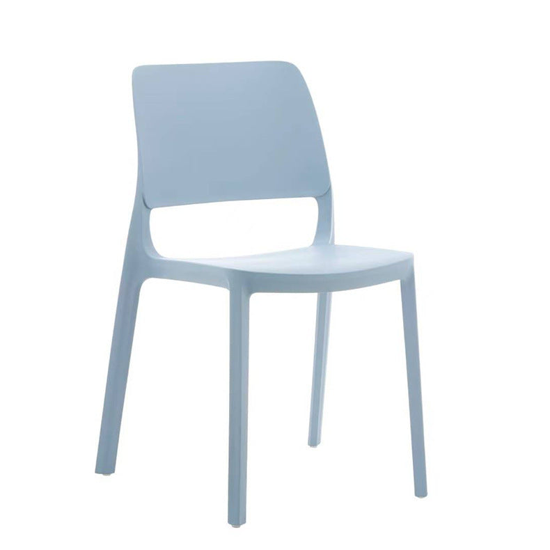 Scandinaviancasual plastic dining chair back chair thickened and stackable for homepopular restaurant restaurant milk tea shop chair