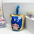 Kids hand-held lunch bag cute forest style lightweight work satchel bag for mothers to travel large capacity canvas bucket bag