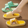 Thick sole slippers women's summeroutwear2025new arrivalcute home indoor non-slip bathroom bath sandals women's slippers