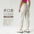 New lightweight, quick-dry, breathable women's activewear leggings - outdoor casual, loose fit, mid-rise, jogger style cargo pants d25002