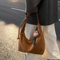 retro shoulder bag for women, 2025 new autumn/winter versatile casual bag, high-end large capacity crossbody dumpling bag