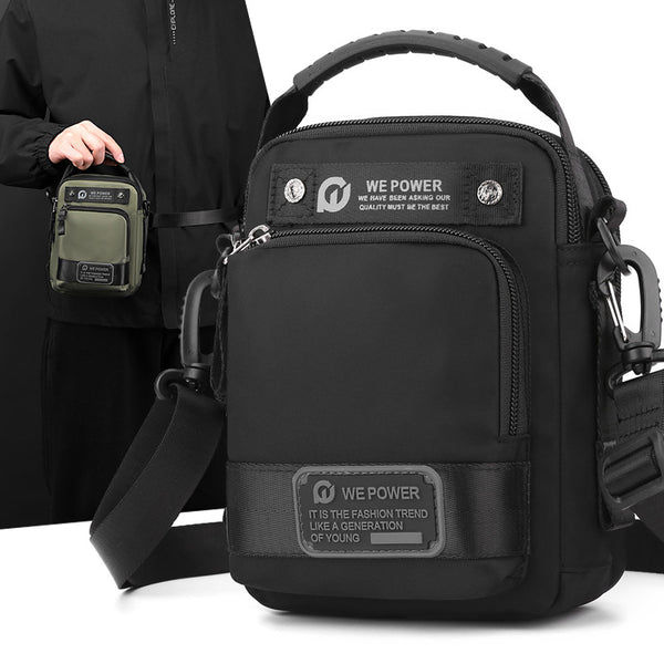 WEPOWER New Men's Shoulder Bag Waterproof Outdoor Multifunctional Fanny Bag Fashion Casual Versatile Messenger Bag