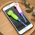 Infant and toddler cartoon luminous ear spoon kids ear picking tool ear spoon baby with light ear digging spoon cleaning handy gadget