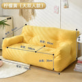 Tatami sofa bean bag lying bedroom balcony fabric sofa small apartment rental house