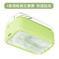 Creative soap dish, punch-free wall-mounted bathroom drain with cover, soap rack without water accumulation, handmade soap storage box