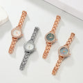 Factory wholesale douyin live broadcast hot selling small gold watch women's small dial accessible luxury watch mother-of-pearl dial