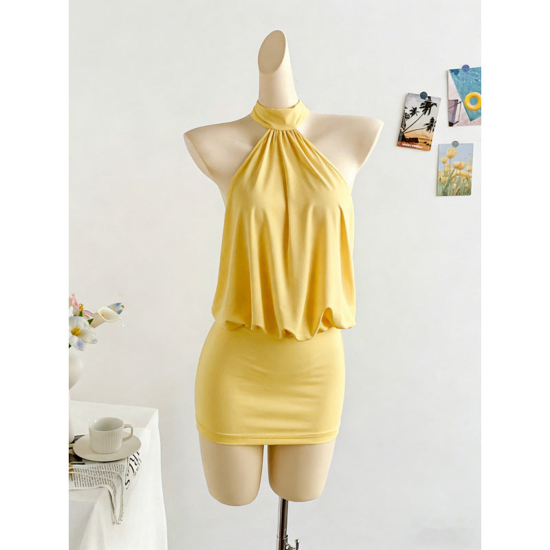summer european and american cross-border e-commerce women's sleeveless dress