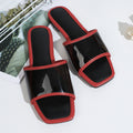 2025export beautiful women's sandals and slippers women's summer new product outwearclassyfashion sandals with hemming and color matching