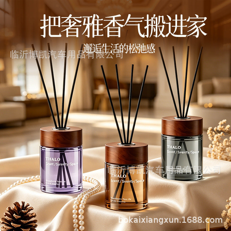【tarot's choice】fragrance reed diffuser - home & living, flameless aroma diffuser with wooden lid, long-lasting scent
