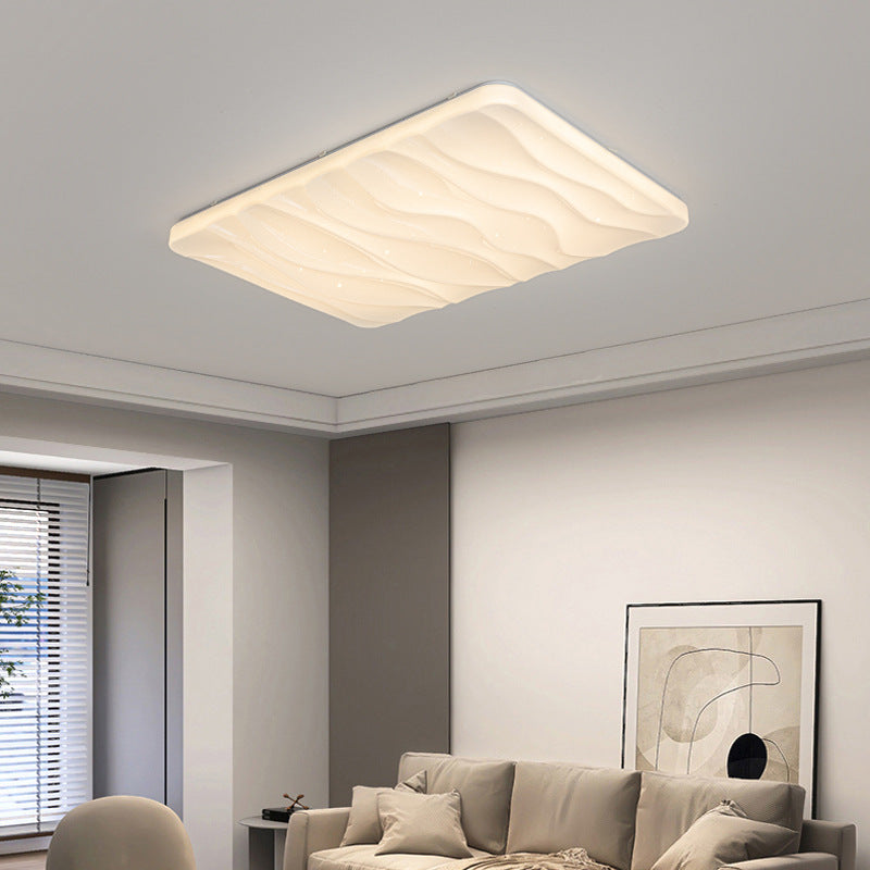 French living room ceiling lamp modern simple Zhongshan lighting home improvement cream wind cloud room bedroom eye protection lamp