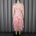 new arrivaleleganceclassy v neckbows short skirt jacquard a hem swallowtail banquet evening dress dress