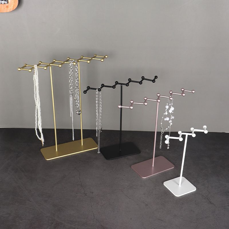 New arrival jewelry stand necklace stand earring stand desktop storage jewelry display stand bracelet ring earring hanging shelf