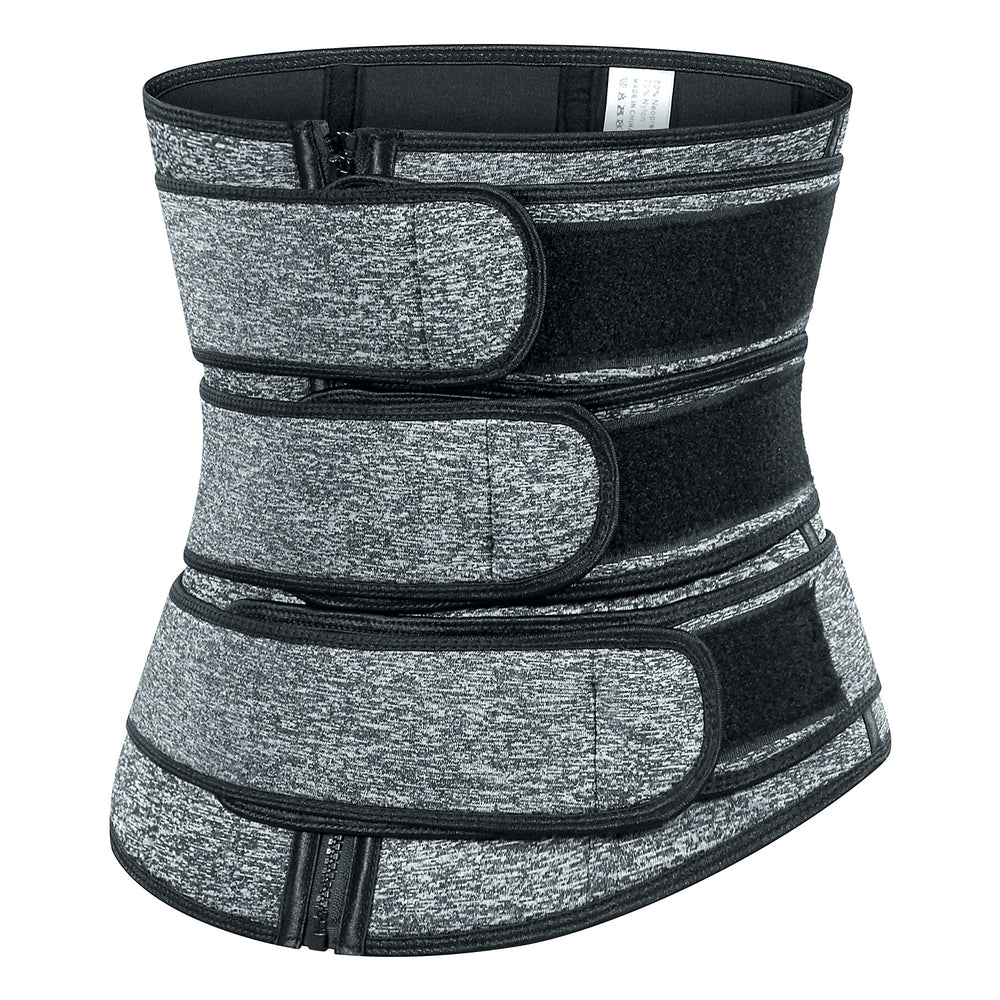 European and american style sweat-inducing workout waist trainer - tummy control, back support, and hot shaper neoprene shapewear for women