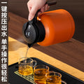 304 smart temperature display thermos stainless steel tea pot office tea pot with filter large capacity thermos flask